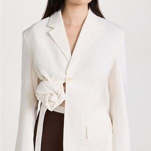 JACQUEMUS Virgin Wool Blazer. Size 42. Worn Once. Excellent Condition.